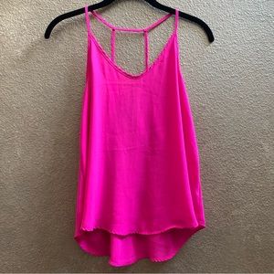 Lush Hot Pink Strappy top Small